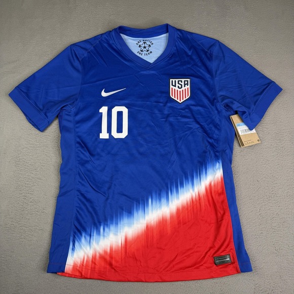 United States Men's National Team Jersey Mens Medium Soccer Nike Pulisic 10